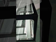 Front Straight Glass Cake Showcase Refrigerator With Glass Shelf