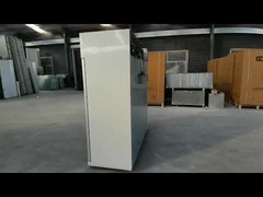 R290 Supermarket 1260L Three Upright Glass Door Fridge With LED