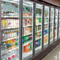 Supermarket Refrigerated Multidecks With Double Glazed Anti Fog Glass Doors