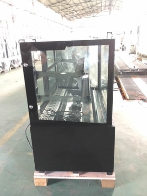 Máy làm lạnh tủ lạnh trưng bày bánh làm lạnh đối đỉnh với khả năng hiển thị đầy đủ sản phẩm