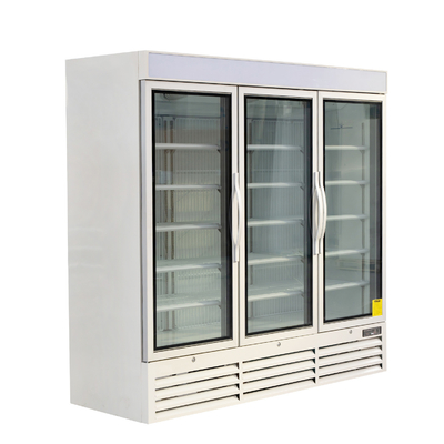 Đồ uống làm lạnh cửa kính thương mại với động cơ quạt Ebm
