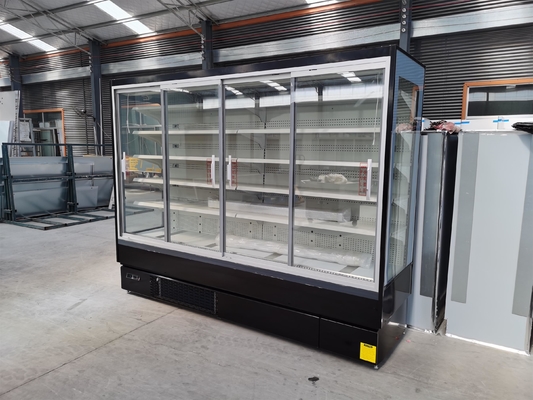 Siêu thị Ice Cream Upright Merchandiser Freezer với nhiều ngăn