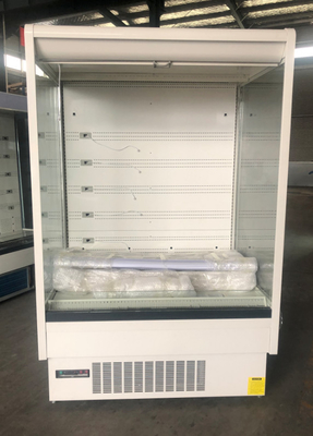 Máy làm lạnh bán sữa mặt trước mở Multideck với đèn LED chiếu sáng