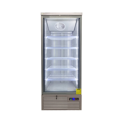 Nhà sản xuất tủ đông thẳng đứng không đông lạnh với cửa kính chống sương mù ba kính không khung