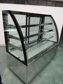 Tủ trượt kính làm lạnh Tủ trưng bày bánh trưng bày 410l Khối lượng 220v / 50h