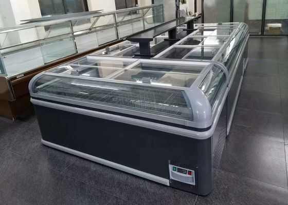 Cửa kính Low-E trượt (Mặt trước - Mặt sau) Tủ đông trưng bày siêu thị