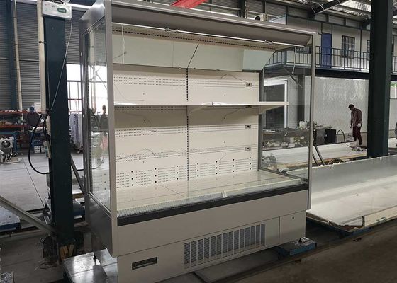 R404a Làm mát bằng không khí Multideck Hiển thị Máy làm lạnh Tự động rã đông