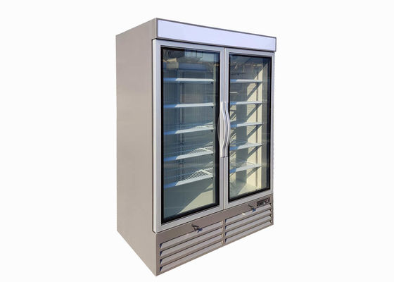 R290 Cắm vào Tủ đông 2 cửa kính theo chiều dọc với Cửa kính LOW-E được tráng men đôi