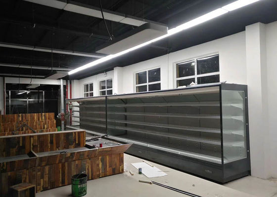Tự động rã đông R404a Mở tủ lạnh hiển thị phía trước Multideck