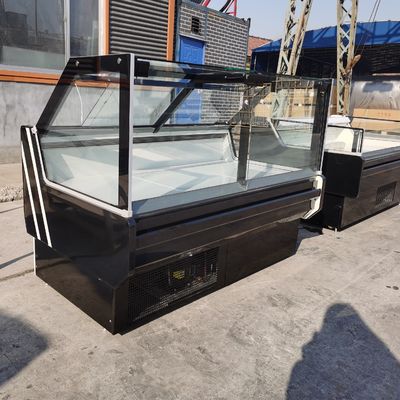 Nâng thẳng phía trước Cửa kính Cửa kính hiển thị 220L Deli Tủ lạnh R290 Chất làm lạnh