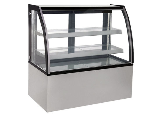 Kính cong 59 '' R404a Hộp trưng bày bánh làm lạnh tích hợp thông gió