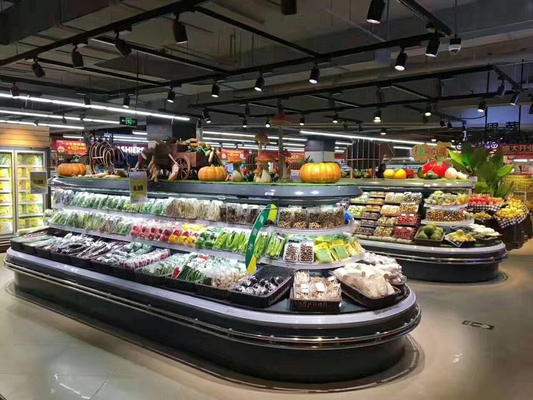 Tủ lạnh tủ đông thương mại Oval Island R404a