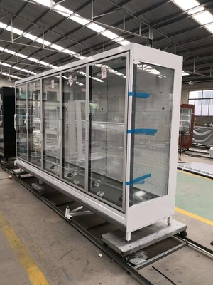 Tủ lạnh đa tầng thương mại có cửa chống sương mù