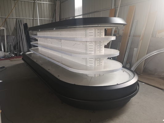 Tủ lạnh Oval Island Merchandiser với bộ điều khiển nhiệt độ kỹ thuật số