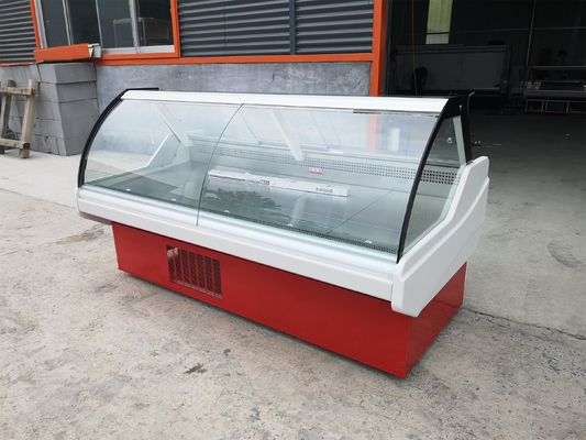 Quạt thương mại Làm mát Tủ lạnh trưng bày cho thực phẩm Deli và thực phẩm đông lạnh