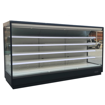 Máy làm lạnh trưng bày mở Multideck dọc cho siêu thị với 5 tầng có thể điều chỉnh giá để đồ uống