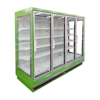 Lấy và di chuyển tủ lạnh hiển thị Multideck với đèn LED dọc bên trong