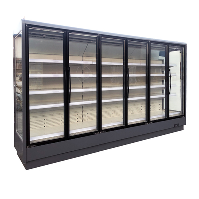 Bộ làm mát màn hình thương mại Multideck với tấm kính trong suốt