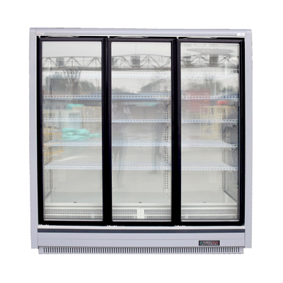 Tủ lạnh Multideck tiết kiệm năng lượng cho siêu thị với 5 lớp giá đỡ dây có thể điều chỉnh cho thực phẩm đông lạnh