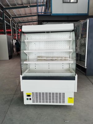 Siêu thị Hộp trưng bày tủ lạnh phía trước mở với giá 3 lớp