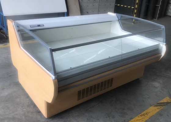 Tủ lạnh hiển thị làm lạnh ngang Butcher cho bánh mì kẹp thịt lợn