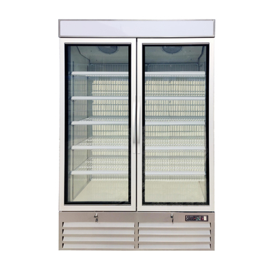 Tủ đông Merchandiser cửa kính đứng với đèn LED tủ