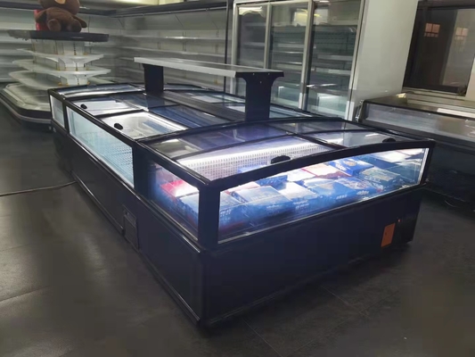 Tủ đông lạnh thương mại chất lượng cao với đèn LED bên trong với công tắc riêng cho thực phẩm đông lạnh