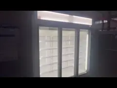 3 Tủ lạnh thương mại cửa kính với động cơ quạt EBM để tiêu thụ năng lượng thấp